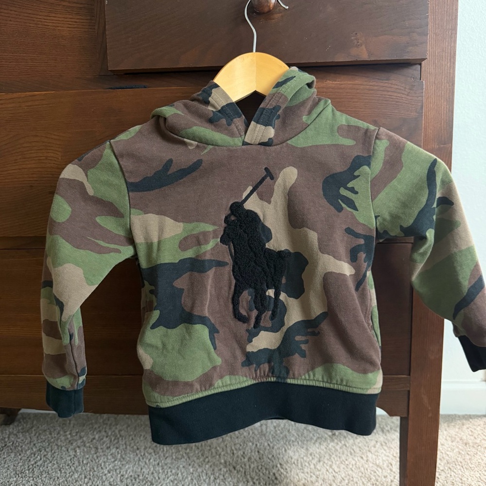 Polo by Ralph Lauren Kids Camo Hoodie - Green/Brown/Black